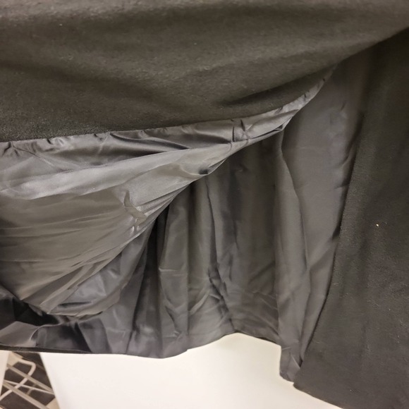 Allegra K Womens Cape Coat Black‎ Size L Ladies Outerwear Fashion Apparel - Picture 5 of 13